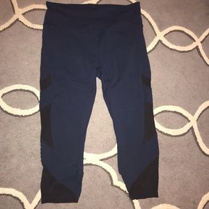 Athleta Navy Capri Leggings